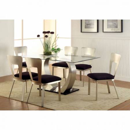 NOVA DINING TABLE+ 6 SIDE CHAIRS CM3728-GR7